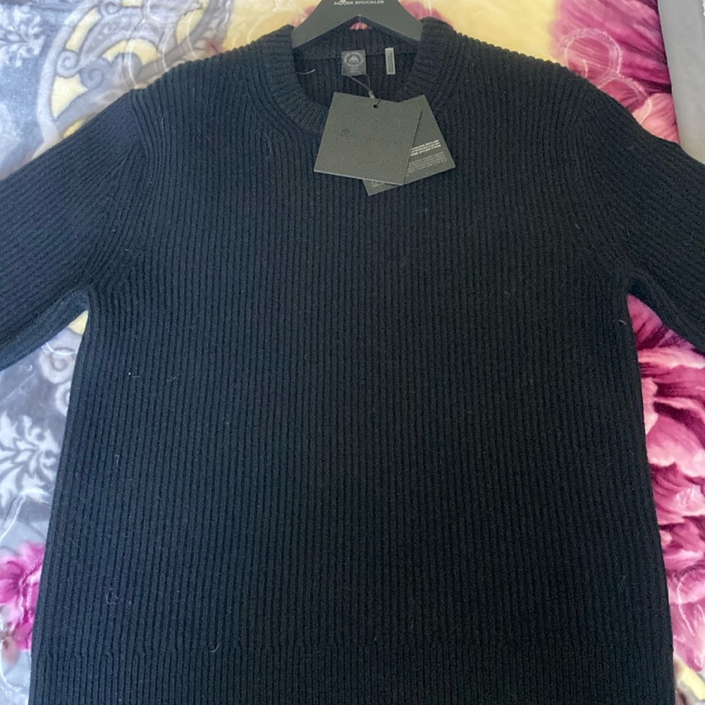 Men's Black Moosknuckles IVO sweater